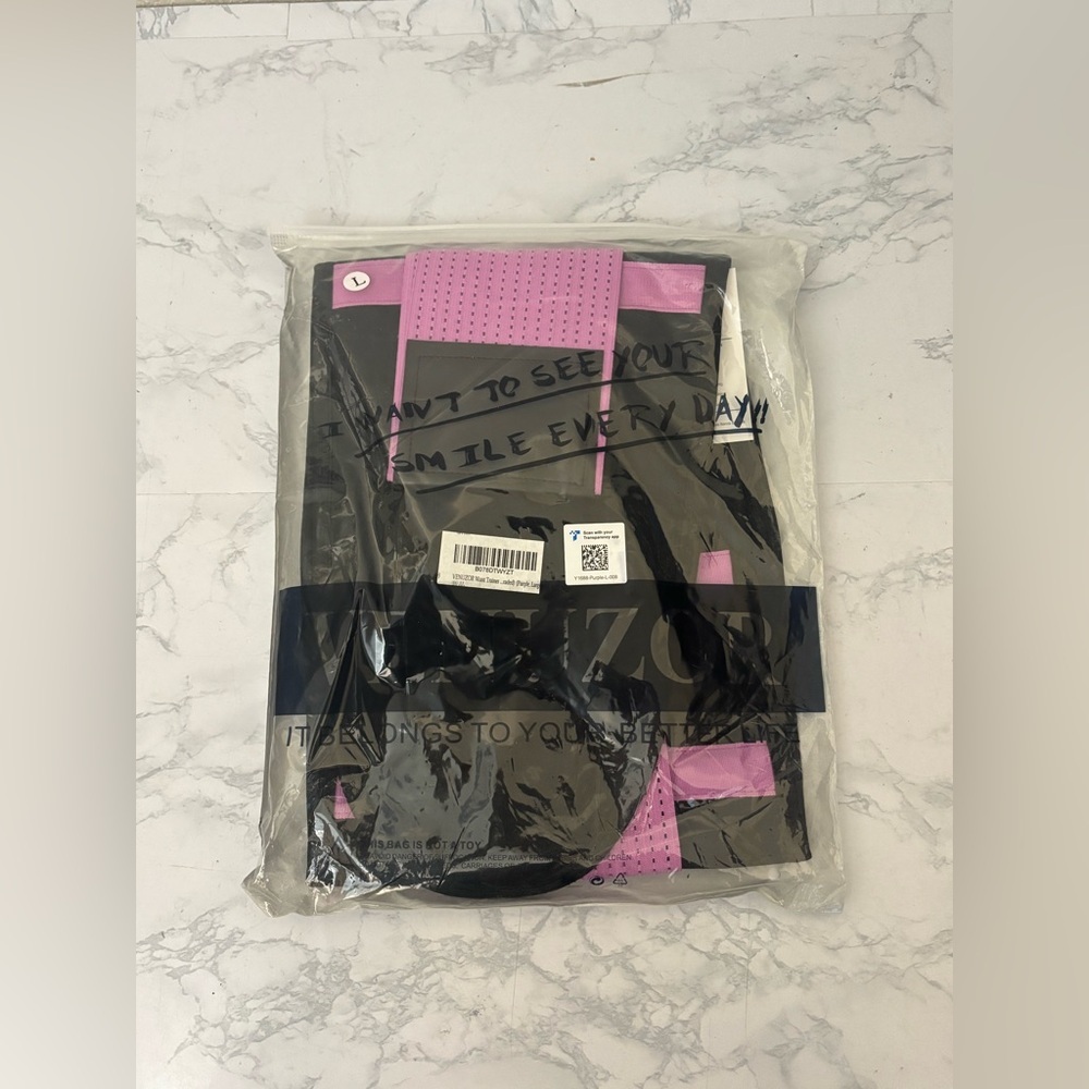 VENUZOR Waist Trainer Belt Women Waist Cincher Trimmer Slimming Body	 Sz L​